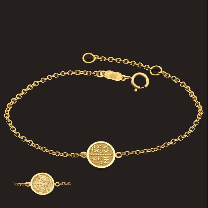 Women's Yellow Gold bracelet with Constantine 9CT HVY0021