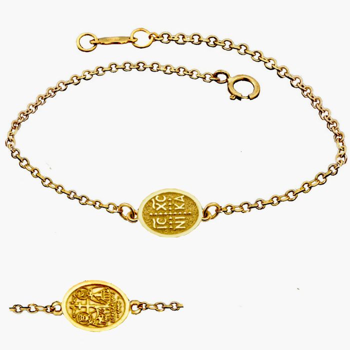 Women's Yellow Gold bracelet with Constantine 9CT HVY0022