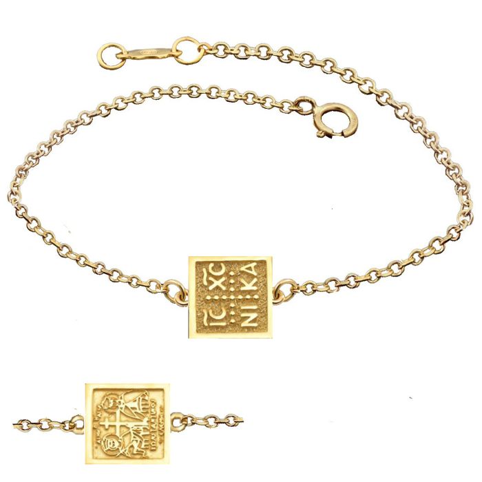 Women's Yellow Gold bracelet with Constantine 9CT HVY0023