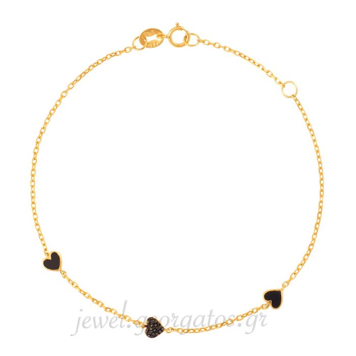 Women's yellow gold bracelet 9CT HVB0026