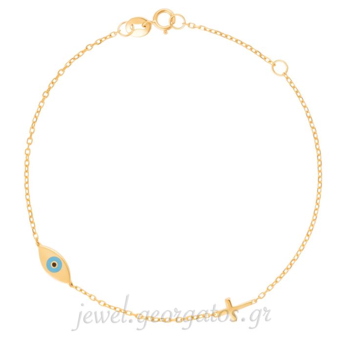 Women's yellow gold bracelet 9CT HVB0029