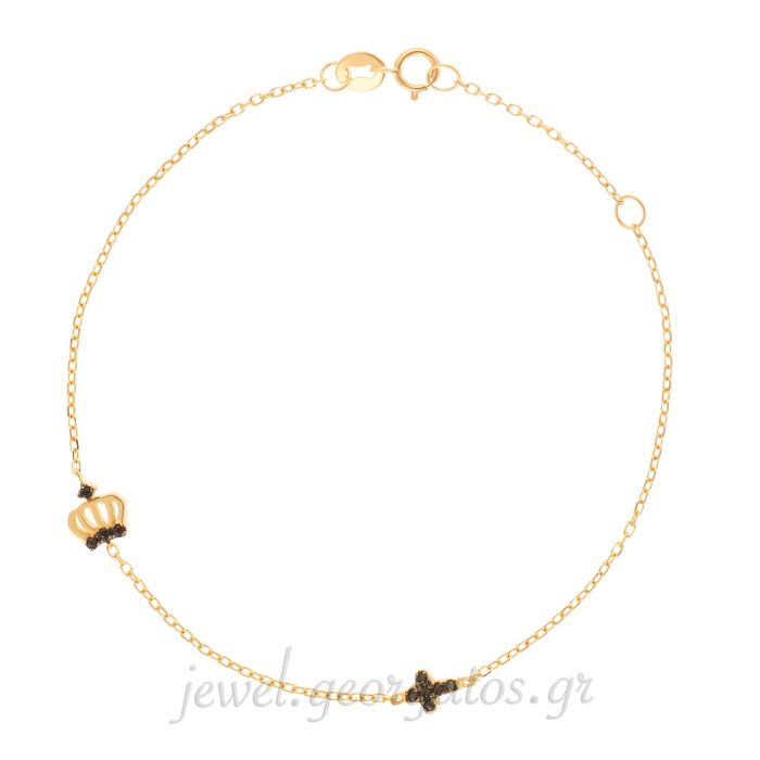 Women's yellow gold bracelet 9CT HVB0030