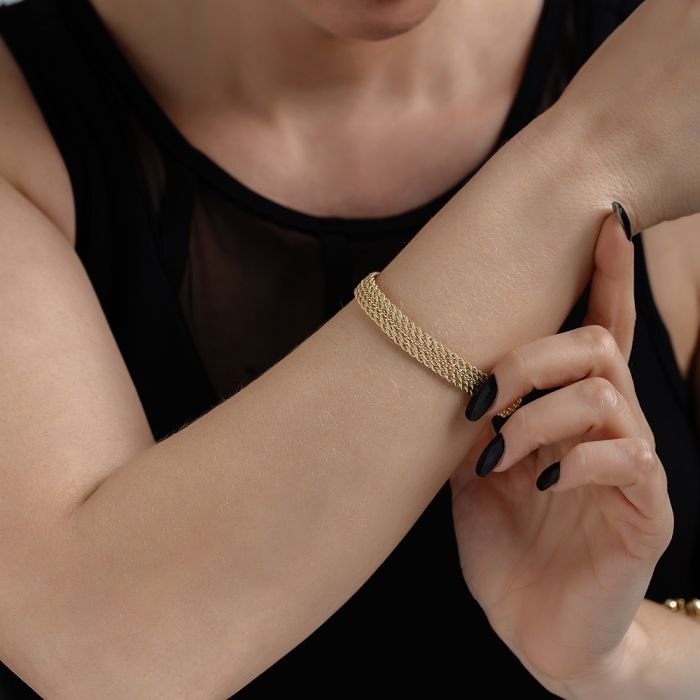 Women's bracelet in Yellow Gold 14ct IVY0025