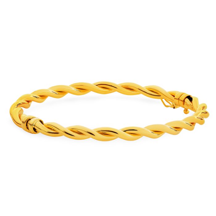Women's yellow gold gilded bracelet 14ct IXY0007