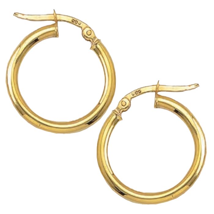 Women's earrings hoops Yellow Gold 14ct ISZ0018