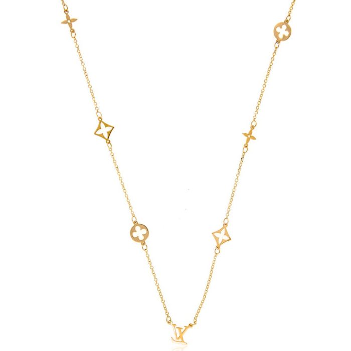Women gold necklace 9CT L.V HRJ0112