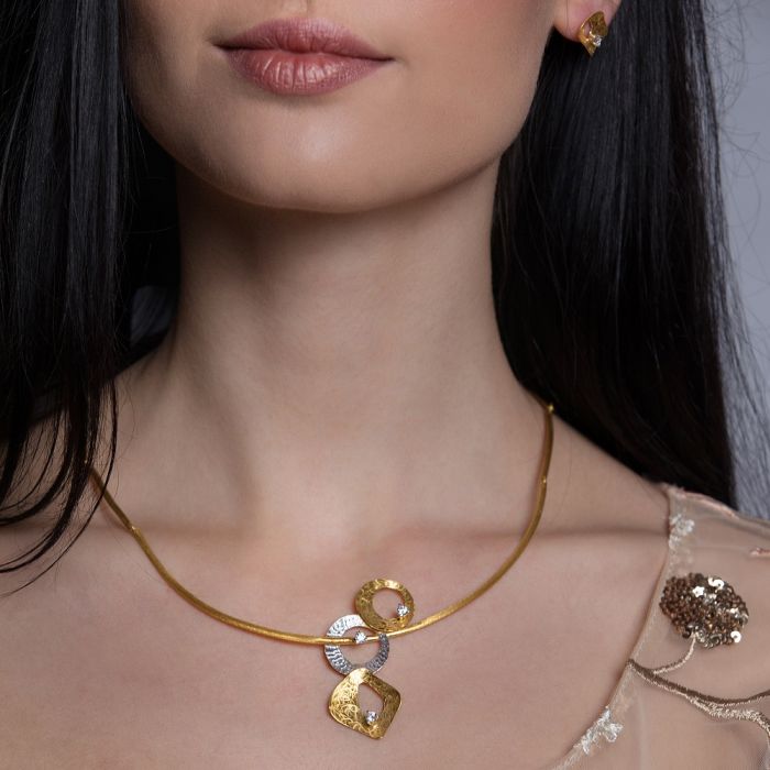 Women's Handmade gold necklace 14CT IRH0262