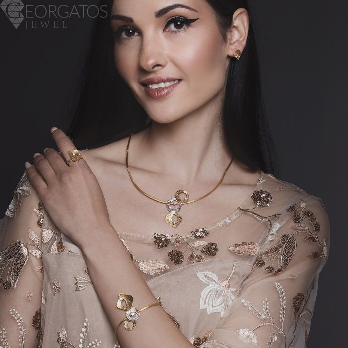 Women's Handmade gold necklace 14CT IRH0262
