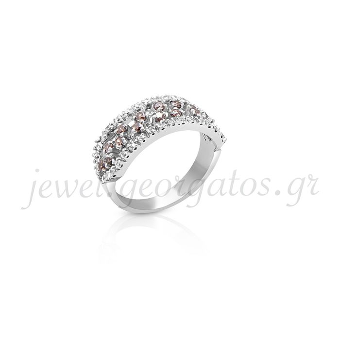 Women's white gold ring 14CT JDR0028