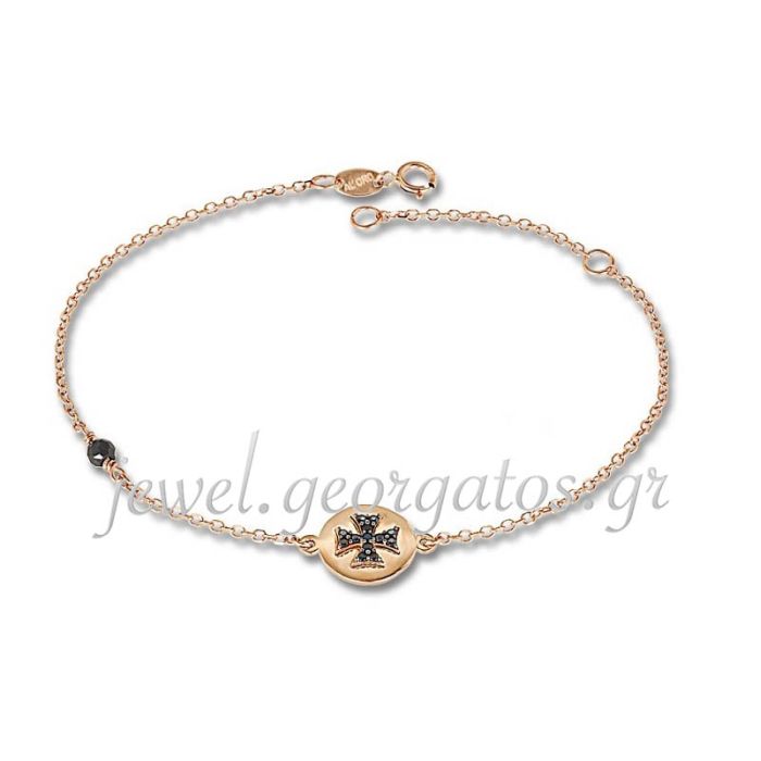 Women's yellow gold bracelet with a special pattern 9CT HVD0132