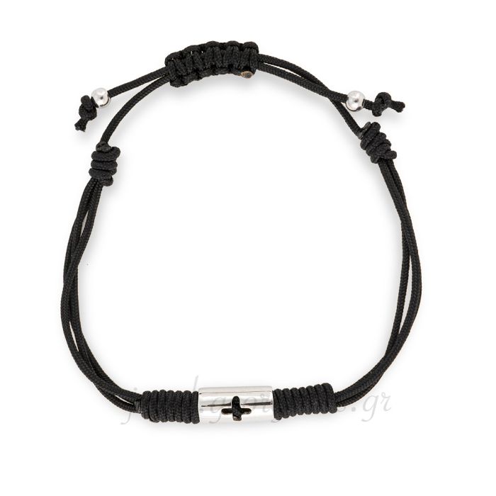 Men's bracelet with cord WV00555