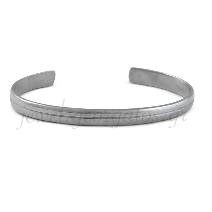 Men's silver bracelet WX00028