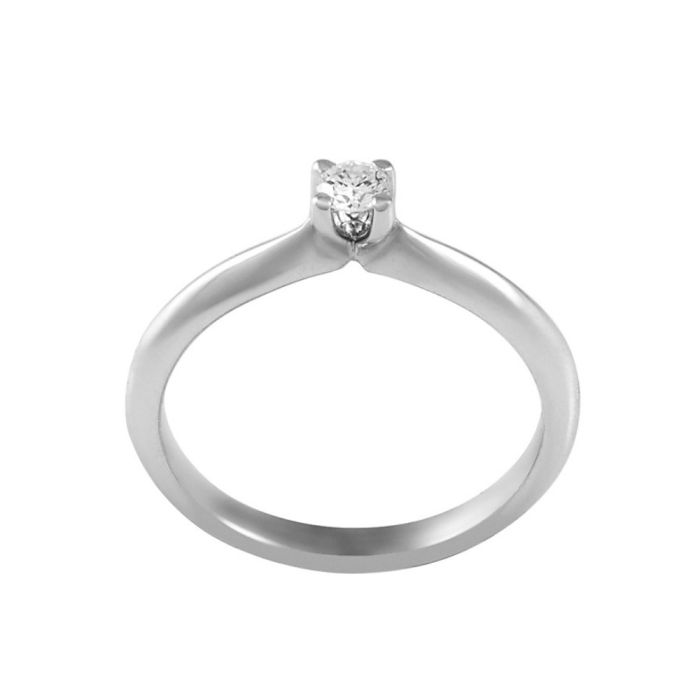 Women engagement ring 9ct with diamond 0,17ct HDB0009