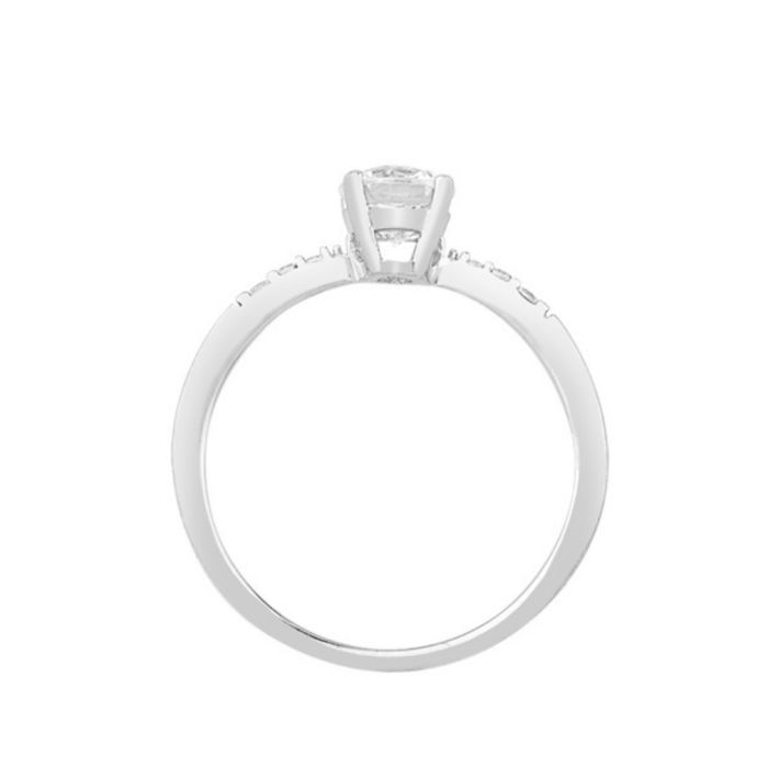 Monolithic white ring 14CT IDM0063