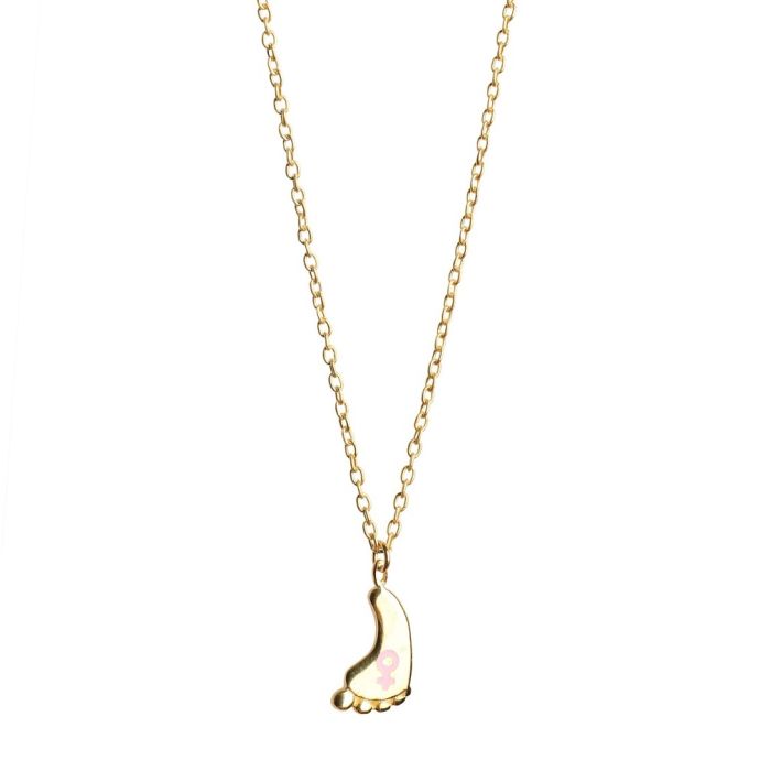 Women gold sole necklace 9CT HRL0030