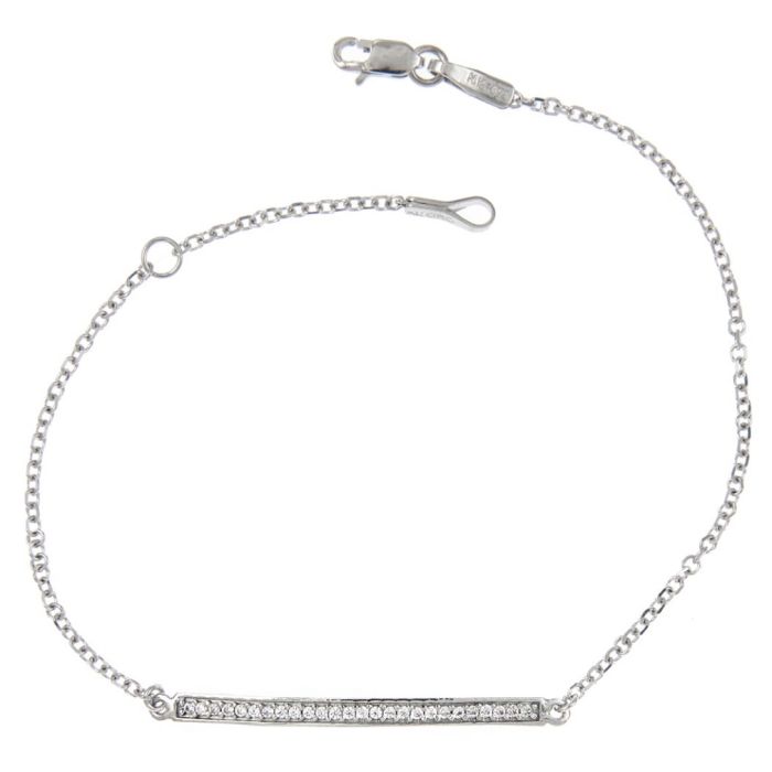 White gold women's bracelet 9CT HVE0060