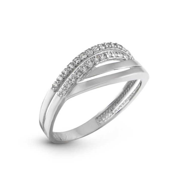 Women's White Gold ring 14CT IDD0156