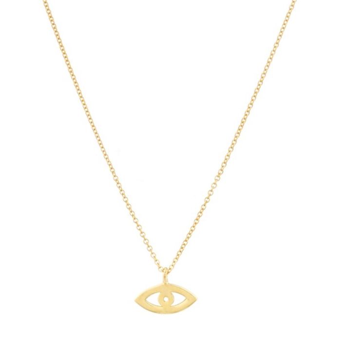 Women's gold necklace 9CT with eye HRE0242