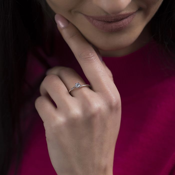 Women's engagement ring 14CT IDU0058