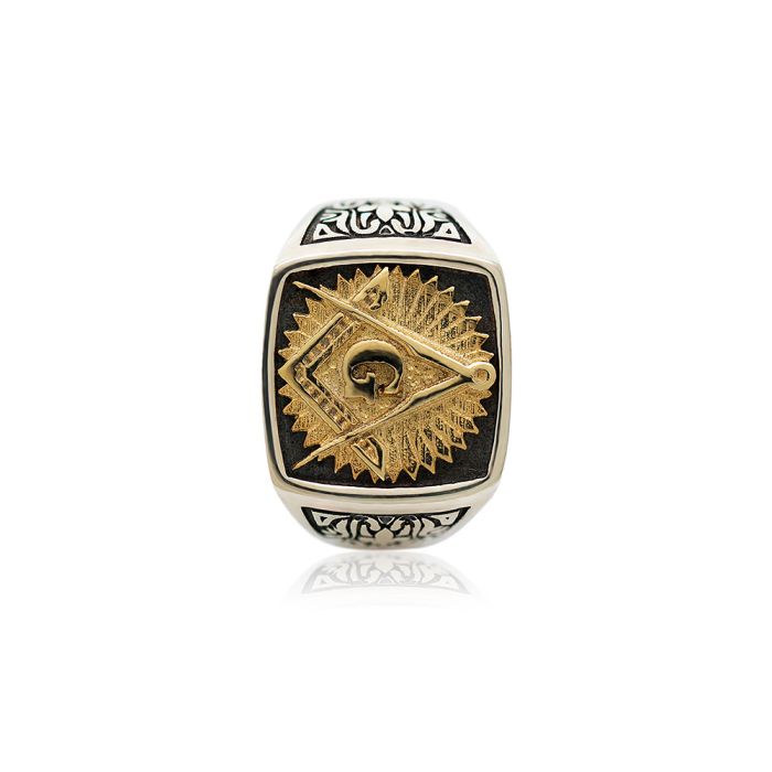Men's silver ring WD00533