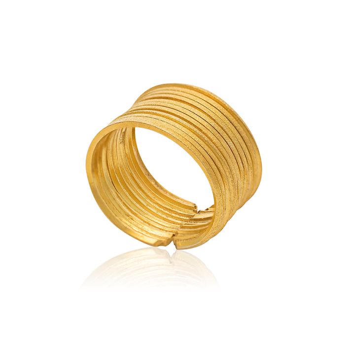 Women's gilded silver ring WD00540