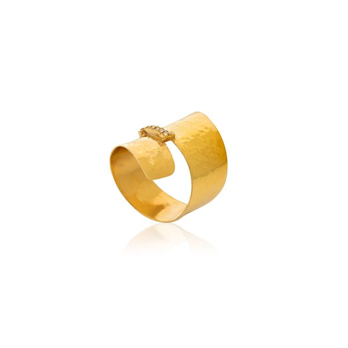 Women's gilded silver ring WD00547