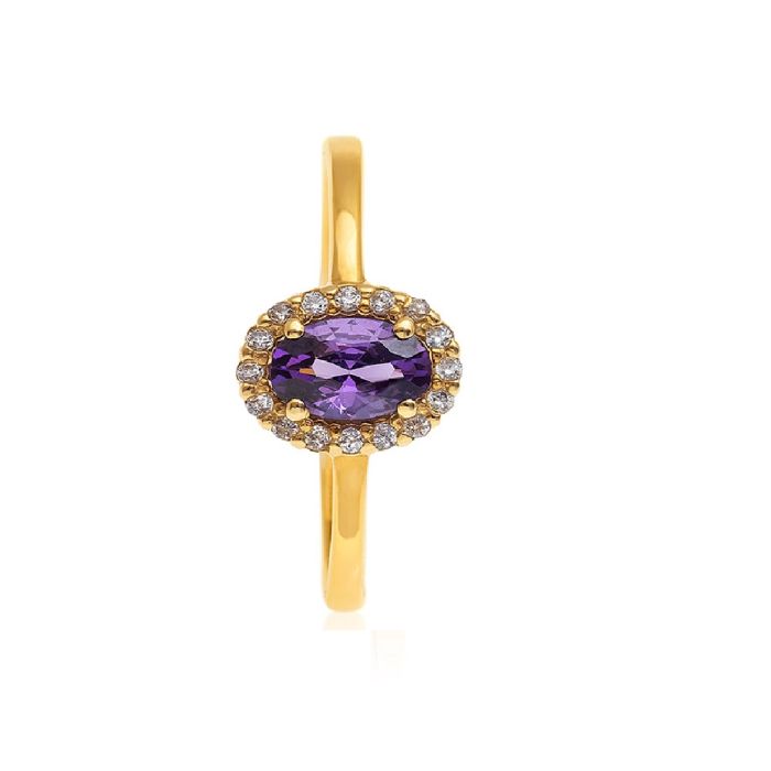 Women's gold rosette ring 9CT HDM0101