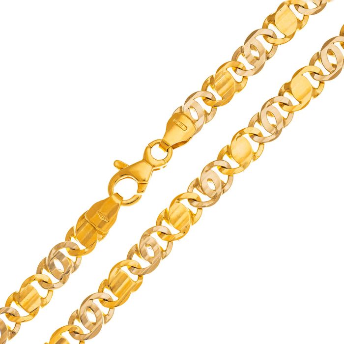 Yellow gold Men's bracelet 14ct JVC5013