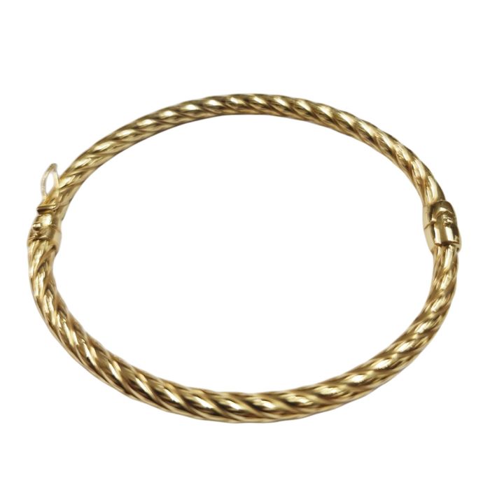 Women's silver gilded bracelet WX00051