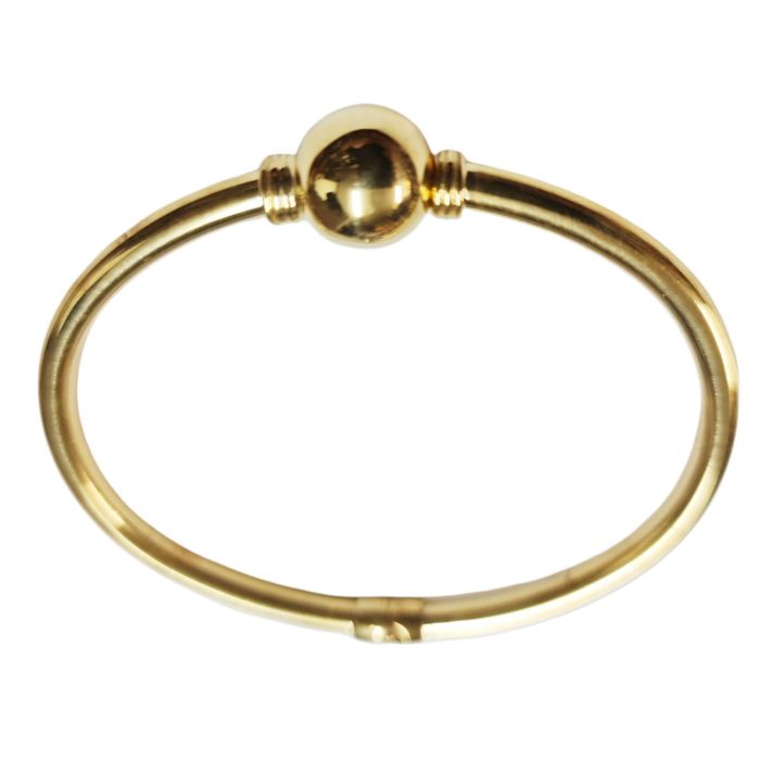 Women's silver gilded bracelet WX00052