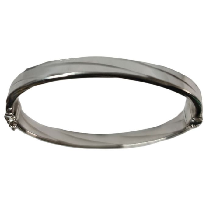 Women's silver gilded bracelet WX00054