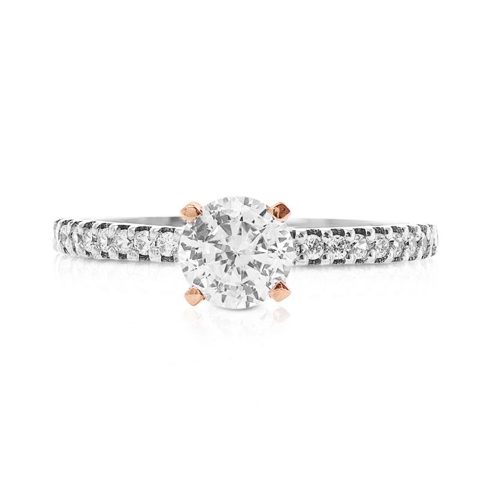 Women engagement ring 14CT with zircon IDR0065