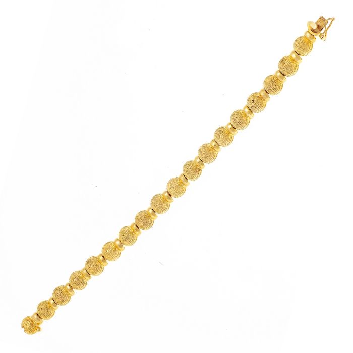 Women's handmade gold bracelet 14CT IVR0020