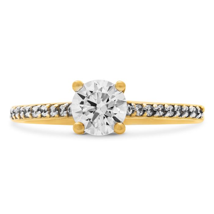 Women's engagement gold ring 14CT with zircon IDR0043 