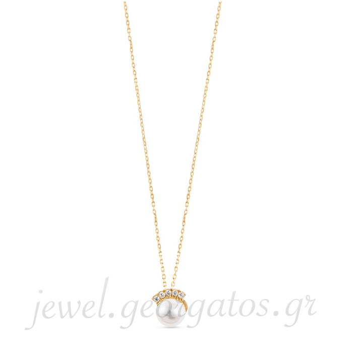 Women yellow gold necklace 14CT IRD0136