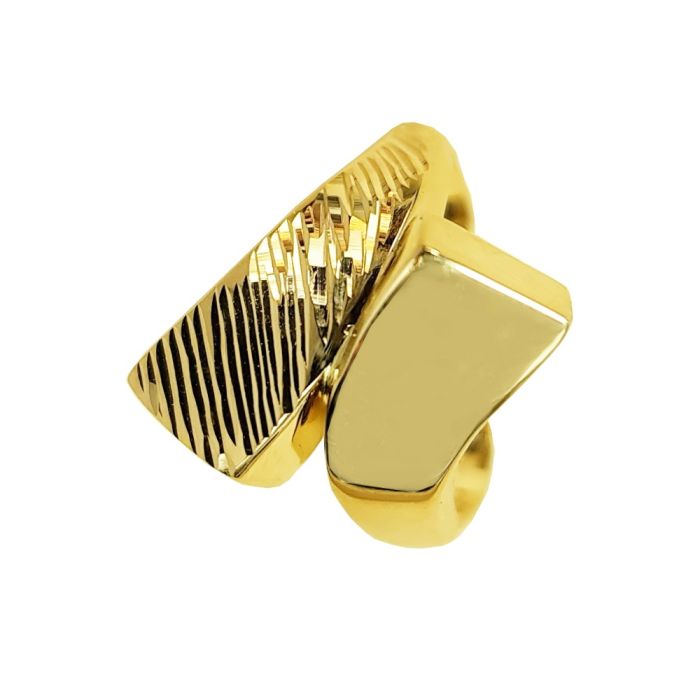 Women's yellow gold ring 14CT IDU0088