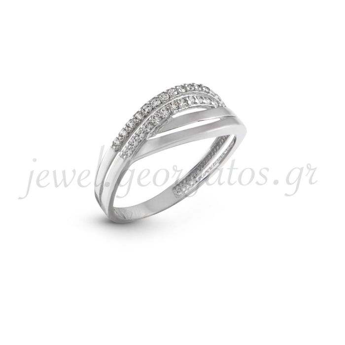 Women's White Gold ring 14CT IDD0156