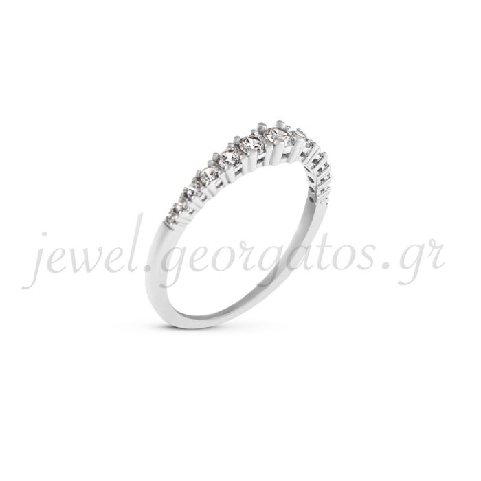Women's White gold ring 14CT IDD0159