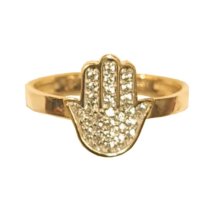 Women's Gold ring 9CT with zirkon HDU0062