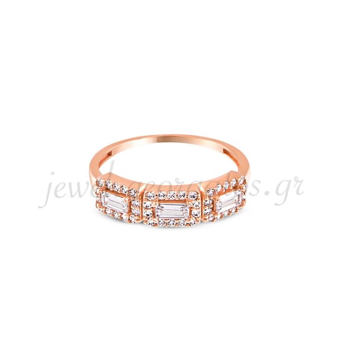 Women's Pink Gold ring 14CT IDD0165