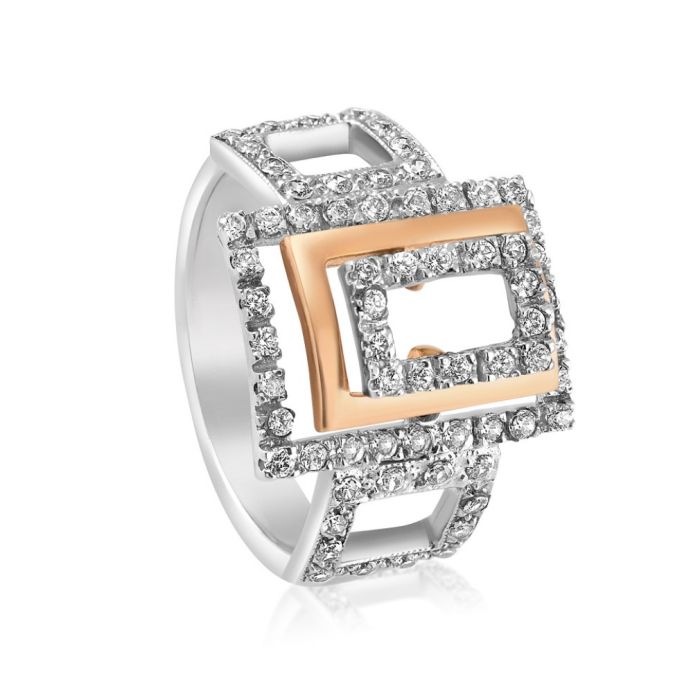 Women's White Gold ring 14CT IDB0082