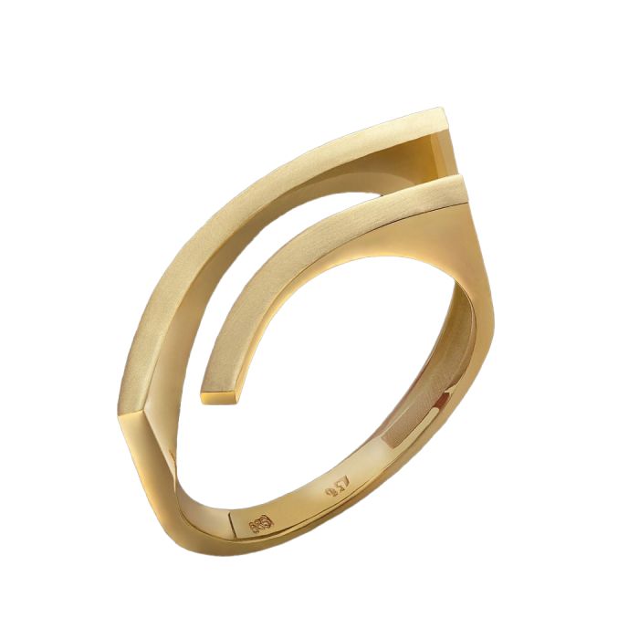 Women's yellow gold ring 9CT HDU0021