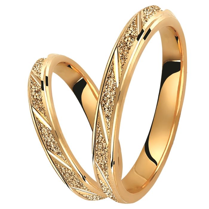 Weddings rings Valauro in yellow gold 3,00mm 418Α