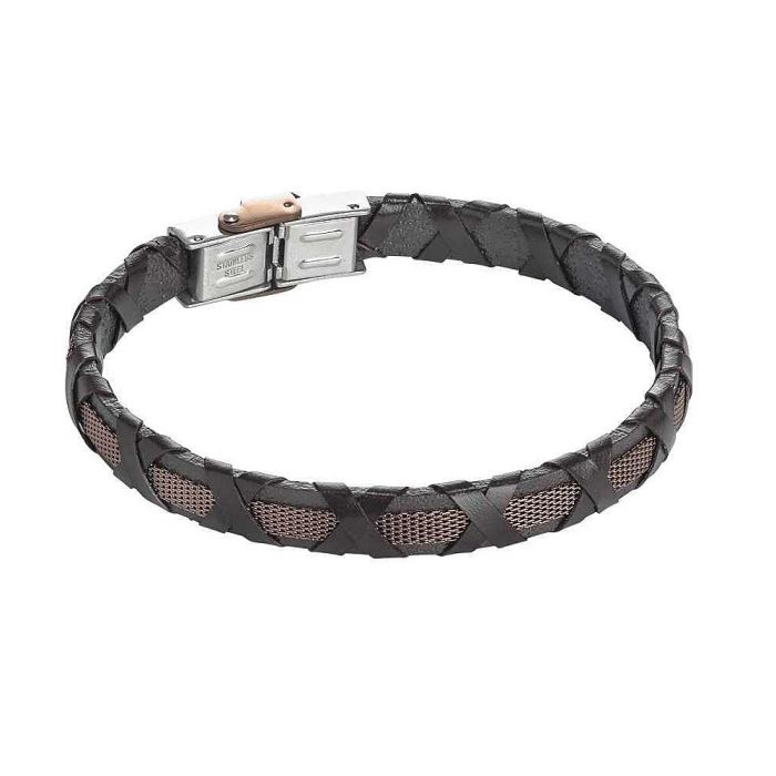 Men's leather bracelet Boccadamo QBQ0039