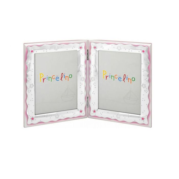 Kid's double silver frame for girl Princelino MA/143-2B/RR