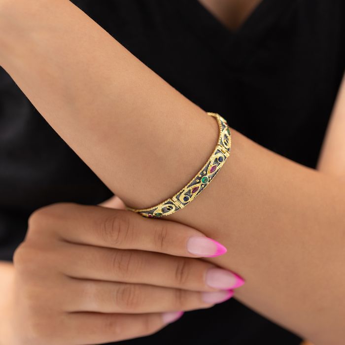 Women's silver bracelet in Yellow Gold platiin 18ct WV00682