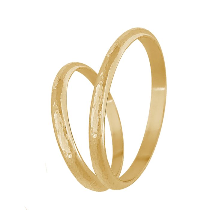 Weddings rings in Yellow Gold 1-25ΣΦ