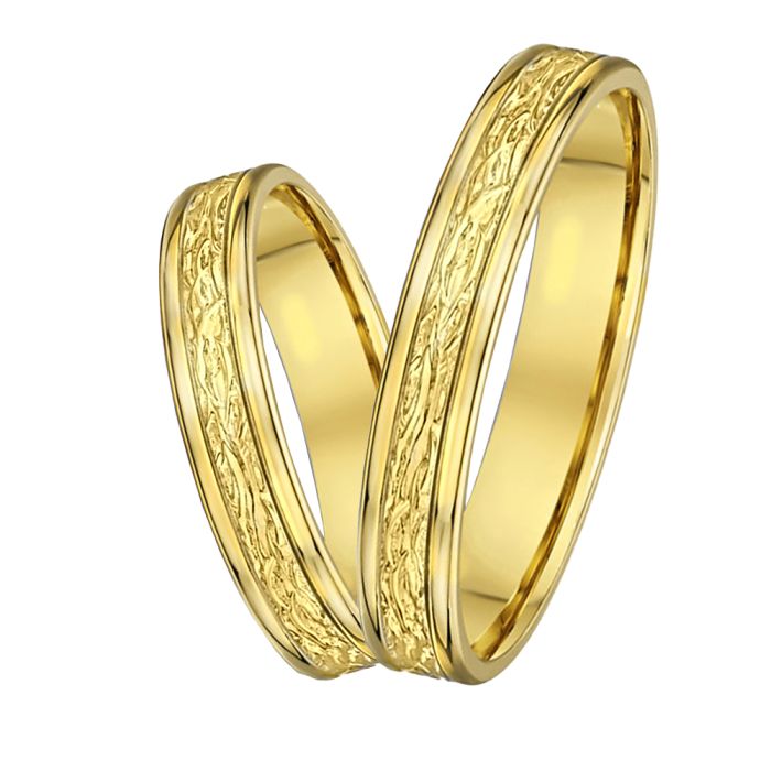 Wedding Rings in Yellow Gold B187