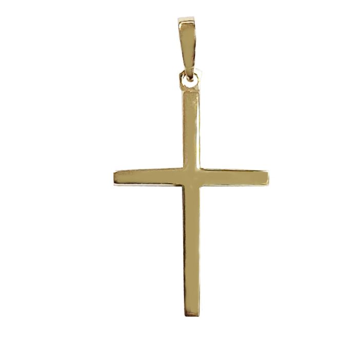 Women cross Yellow Gold without chain 14ct ITY0125