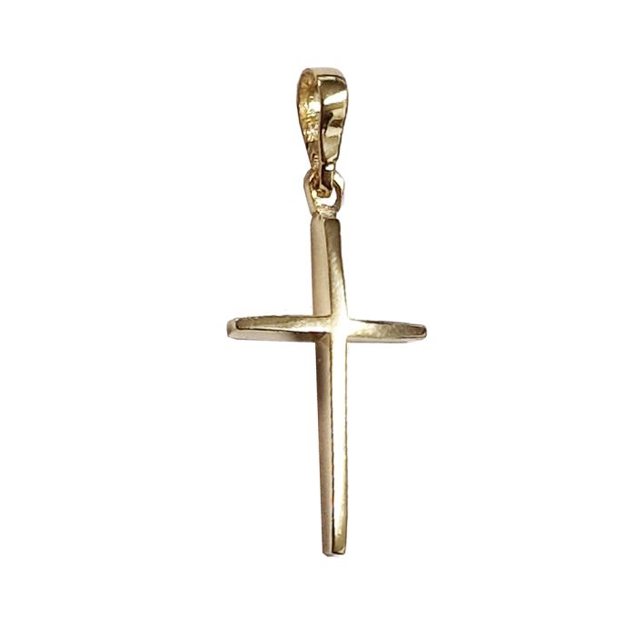 Women cross Yellow Gold without chain 14ct ITY0127